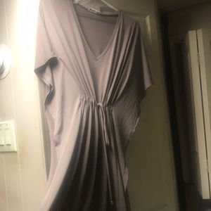 Calvin Klein adjustable waist,winged sleeve dress.